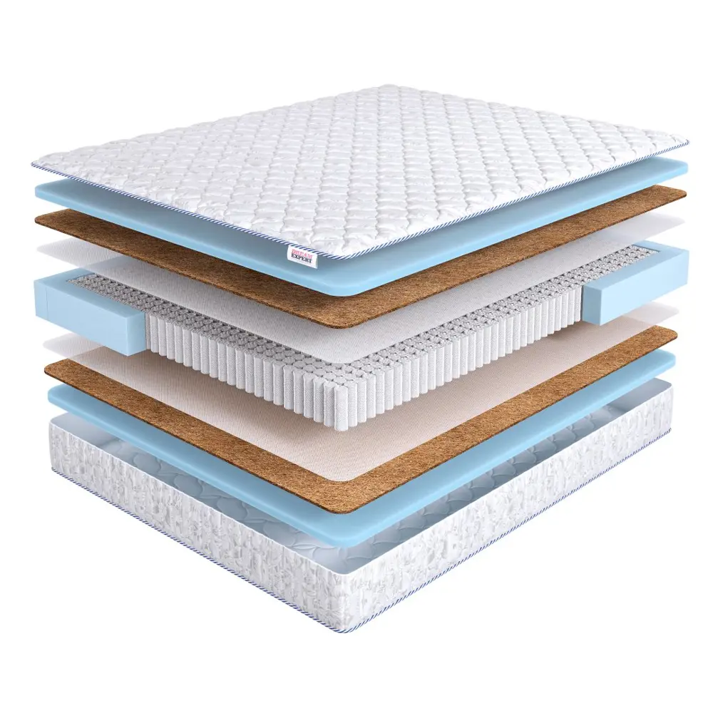 Фото 2 Матрас Dreamexpert Optima Foam Hard PS1000 DEXDE7654698 105x186x23 см независимый пружинный блок 1.5-спальный