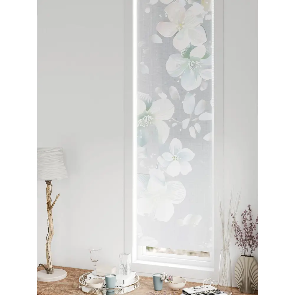 Фото 10 Рулонная штора блэкаут At Home AT779087, 47x170 см, цвет белый, серый Фото 10 Рулонная штора блэкаут At Home AT779087, 47x170 см, цвет белый, серый