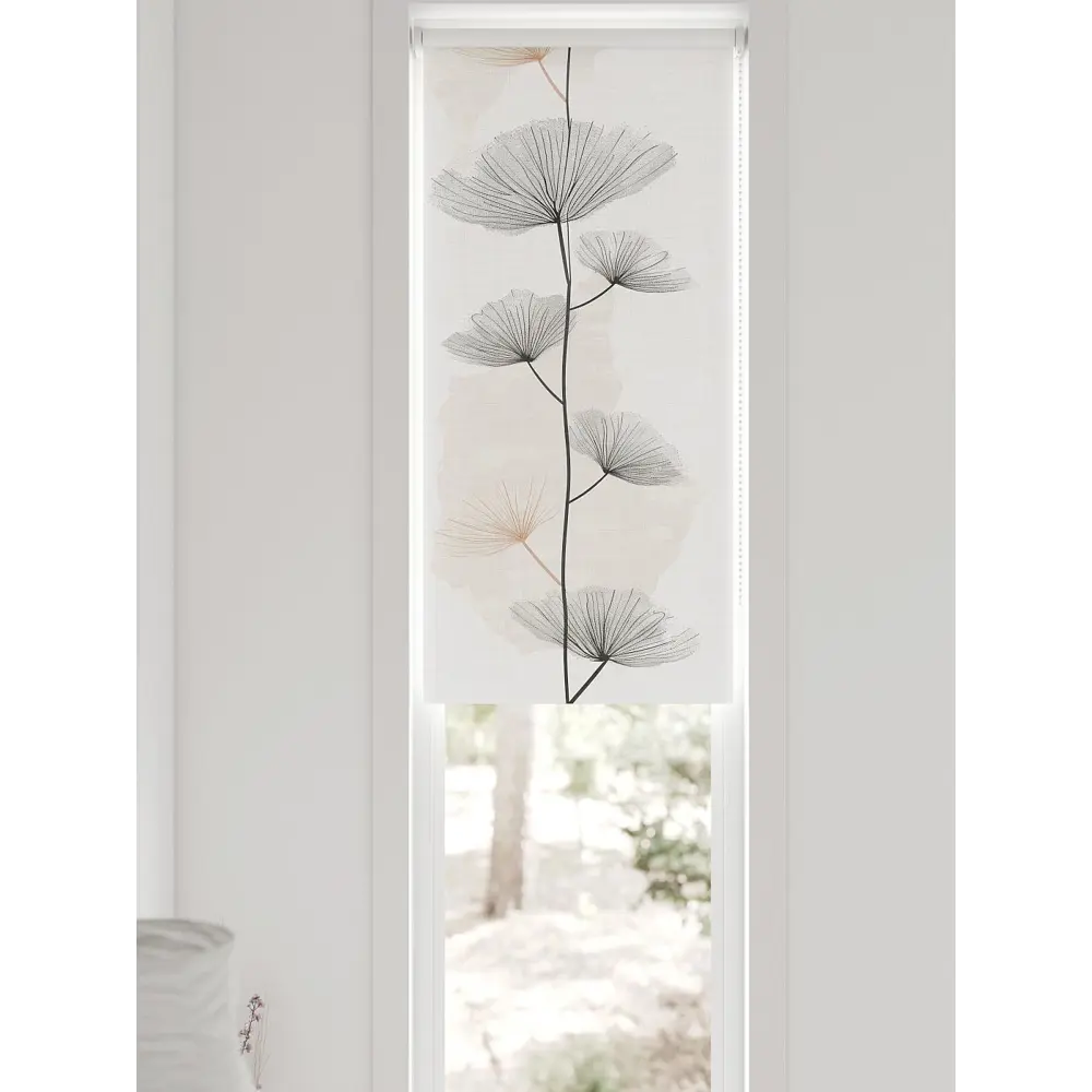 Фото 2 Рулонная штора блэкаут At Home AT779027, 47x170 см, цвет бежевый, серый Фото 2 Рулонная штора блэкаут At Home AT779027, 47x170 см, цвет бежевый, серый