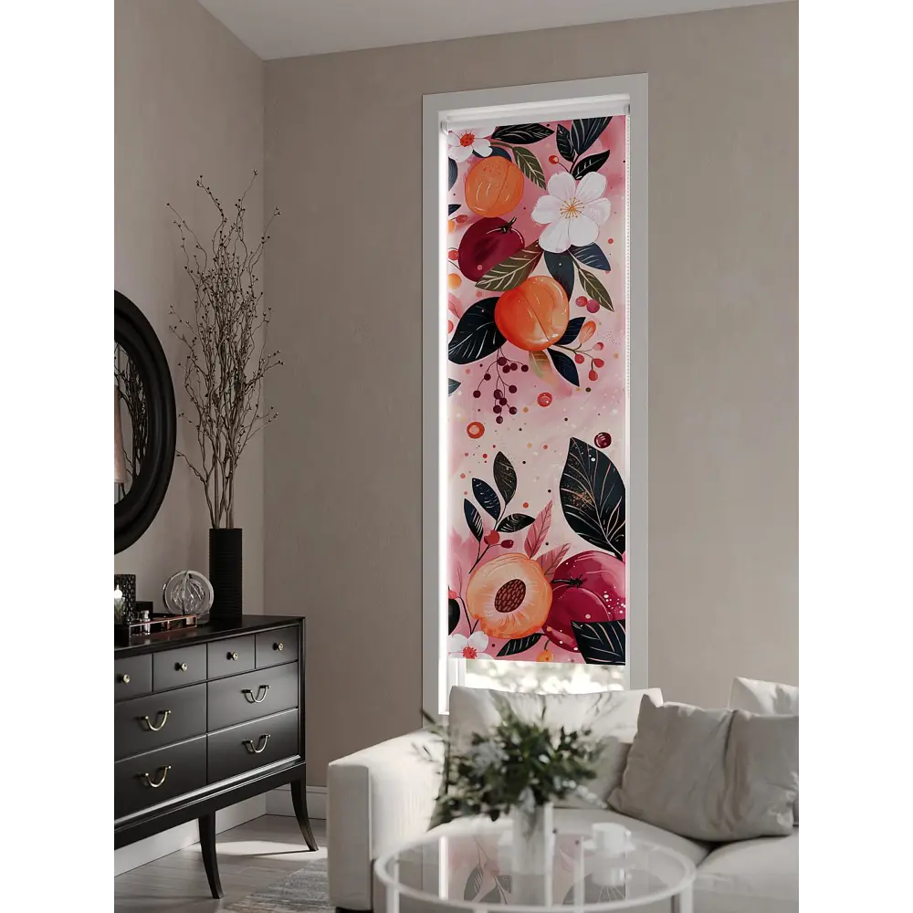 Фото 4 Рулонная штора At home Фрезис 57x170 см цвет красный, розовый, оранжевый Фото 4 Рулонная штора At home Фрезис 57x170 см цвет красный, розовый, оранжевый