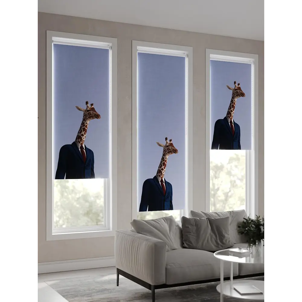 Фото 2 Рулонная штора At Home AT777044, 57x170 см, цвет синий Фото 2 Рулонная штора At Home AT777044, 57x170 см, цвет синий