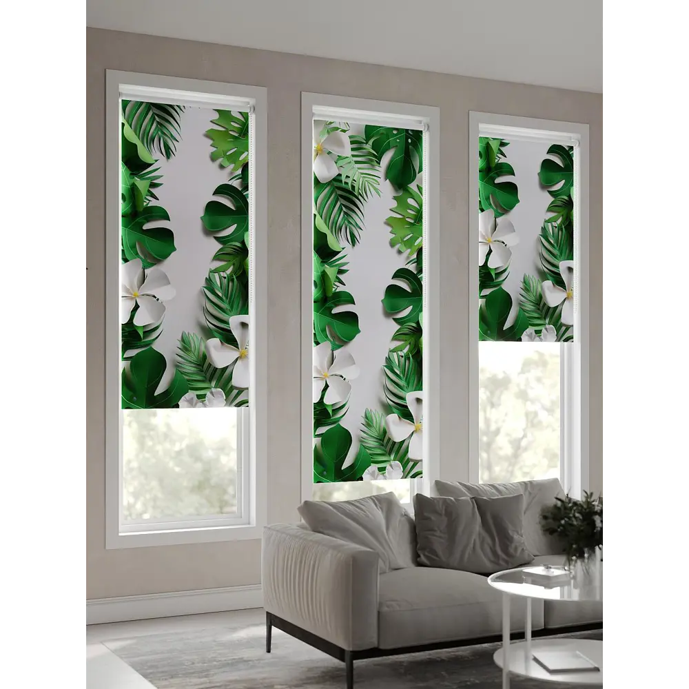 Фото 7 Рулонная штора At Home AT777047, 57x170 см, цвет белый, зеленый Фото 7 Рулонная штора At Home AT777047, 57x170 см, цвет белый, зеленый