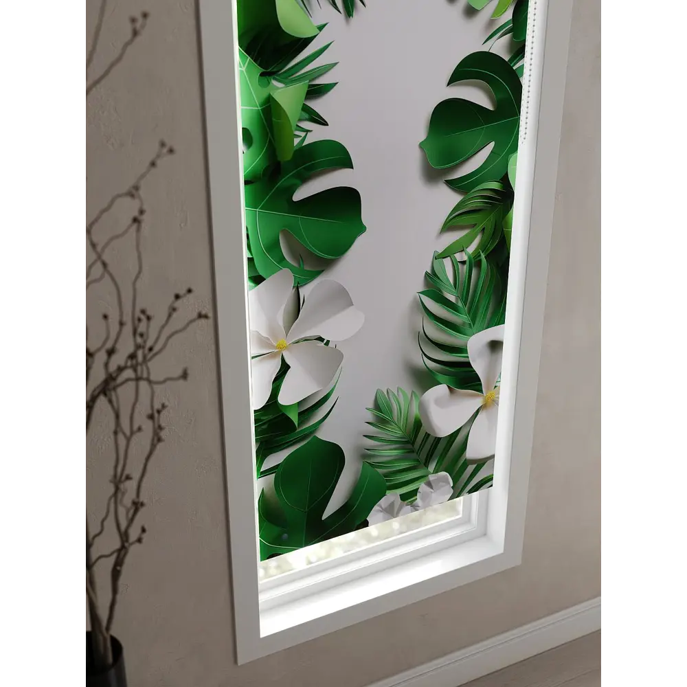 Фото 9 Рулонная штора At Home AT777047, 57x170 см, цвет белый, зеленый Фото 9 Рулонная штора At Home AT777047, 57x170 см, цвет белый, зеленый