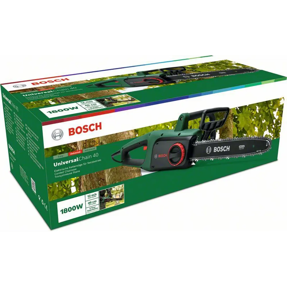 Фото 3 Пила электрическая Bosch UniversalChain 40 1800 Вт 40 см Фото 3 Пила электрическая Bosch UniversalChain 40 1800 Вт 40 см