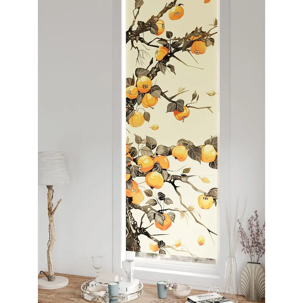 Фото 7 Рулонная штора блэкаут At Home Флорко AT780198 57x170 см, цвет бежевый Фото 7 Рулонная штора блэкаут At Home Флорко AT780198 57x170 см, цвет бежевый