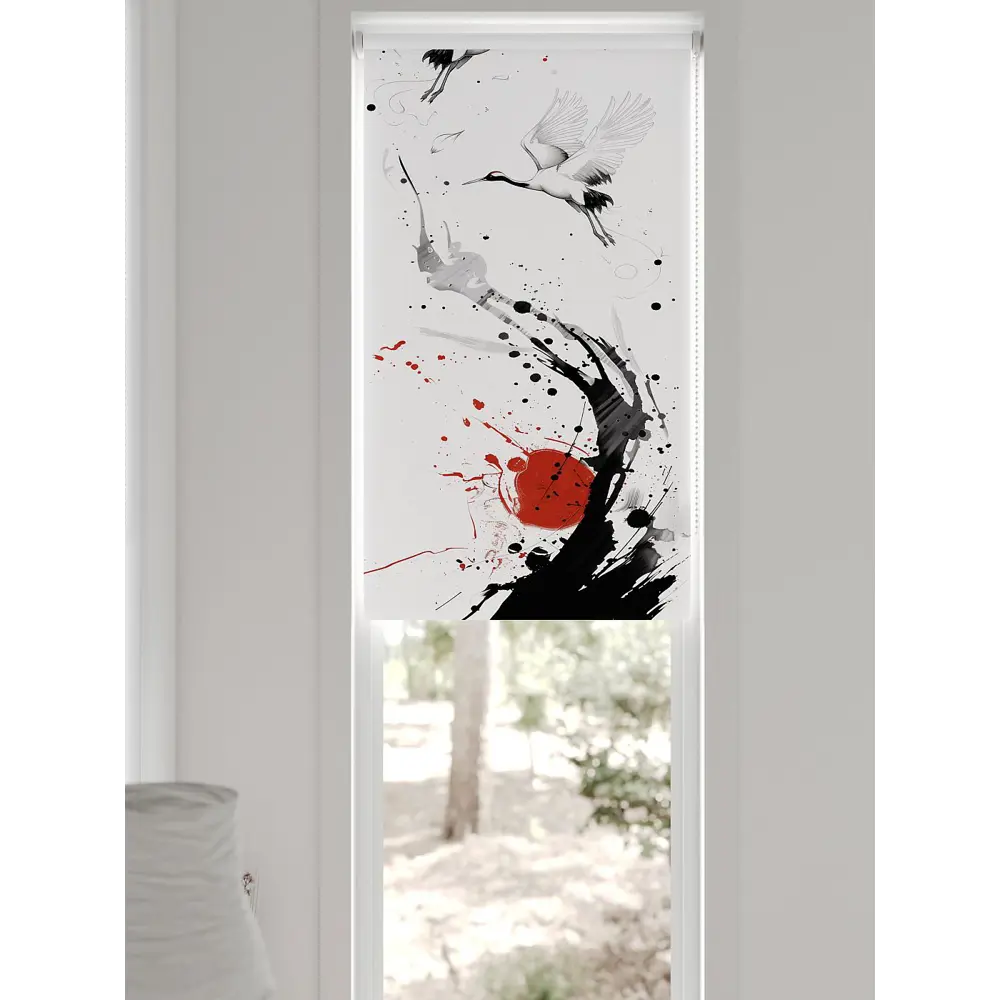 Фото 10 Рулонная штора блэкаут At Home Флорко AT780209 57x170 см, цвет белый Фото 10 Рулонная штора блэкаут At Home Флорко AT780209 57x170 см, цвет белый