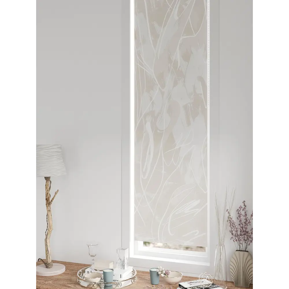 Фото 4 Рулонная штора блэкаут At Home Нистан AT779155 47x170 см, цвет бежевый Фото 4 Рулонная штора блэкаут At Home Нистан AT779155 47x170 см, цвет бежевый