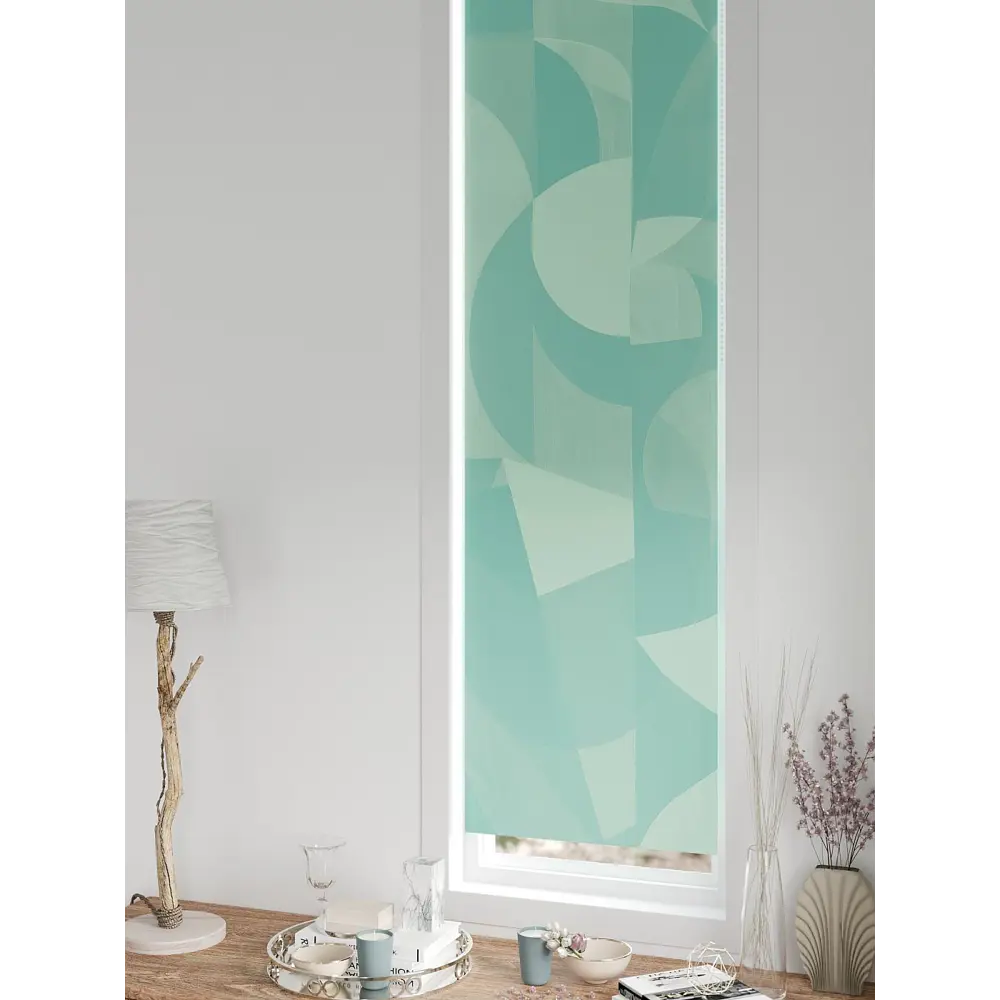 Фото Рулонная штора блэкаут At Home Нистан AT779158 47x170 см, цвет зеленый Фото Рулонная штора блэкаут At Home Нистан AT779158 47x170 см, цвет зеленый