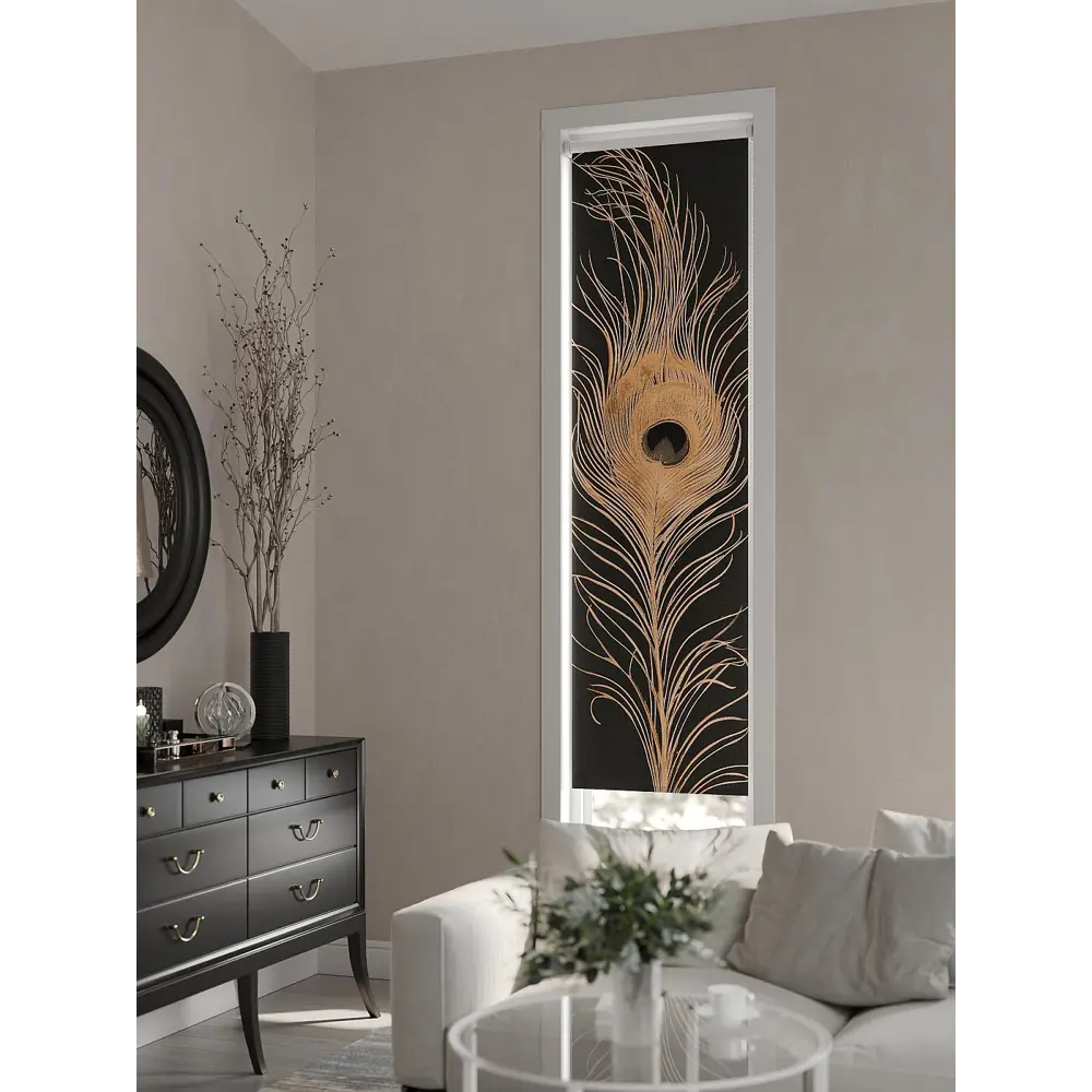 Фото 4 Рулонная штора At Home Изерэ AT776614 47x170 см, цвет коричневый Фото 4 Рулонная штора At Home Изерэ AT776614 47x170 см, цвет коричневый