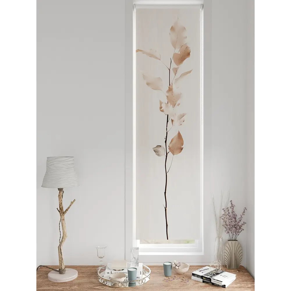 Фото Рулонная штора блэкаут At Home Нистан AT779563 47x170 см, цвет бежевый Фото Рулонная штора блэкаут At Home Нистан AT779563 47x170 см, цвет бежевый