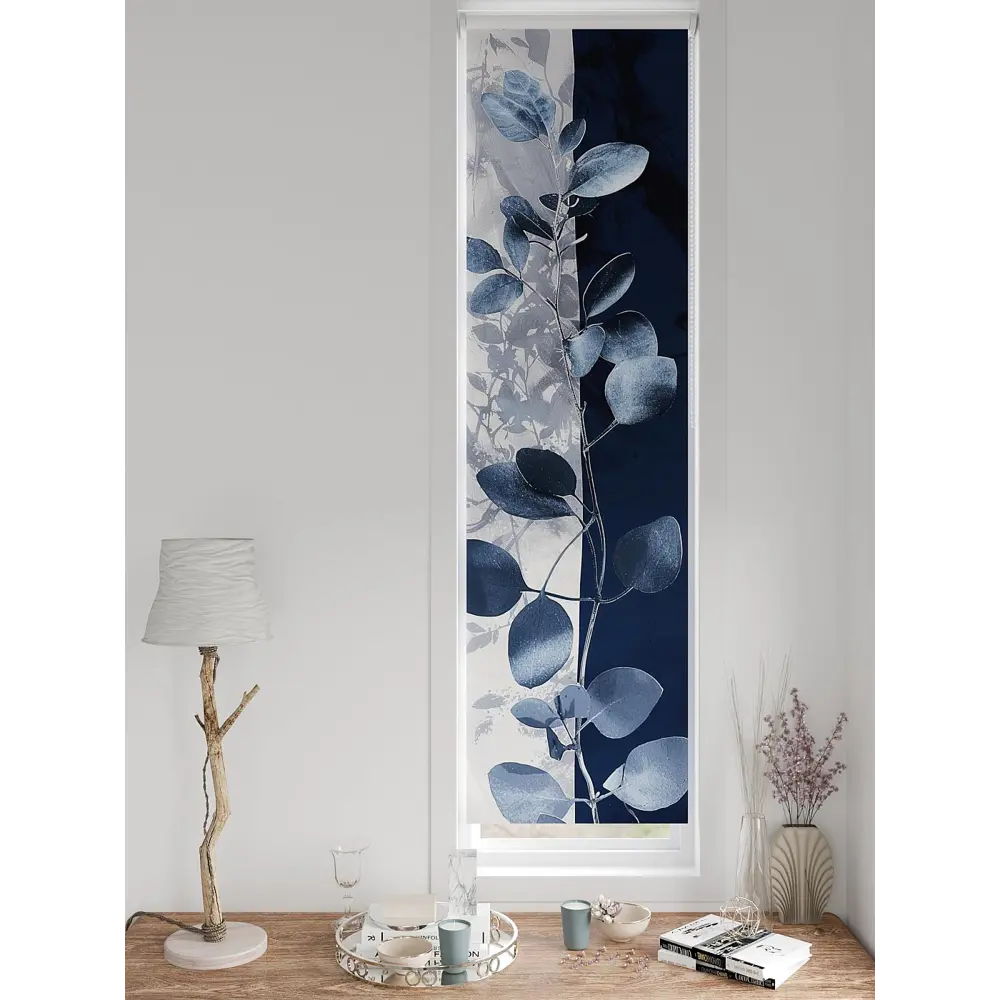 Фото 8 Рулонная штора блэкаут At Home Нистан AT779588 47x170 см, цвет белый