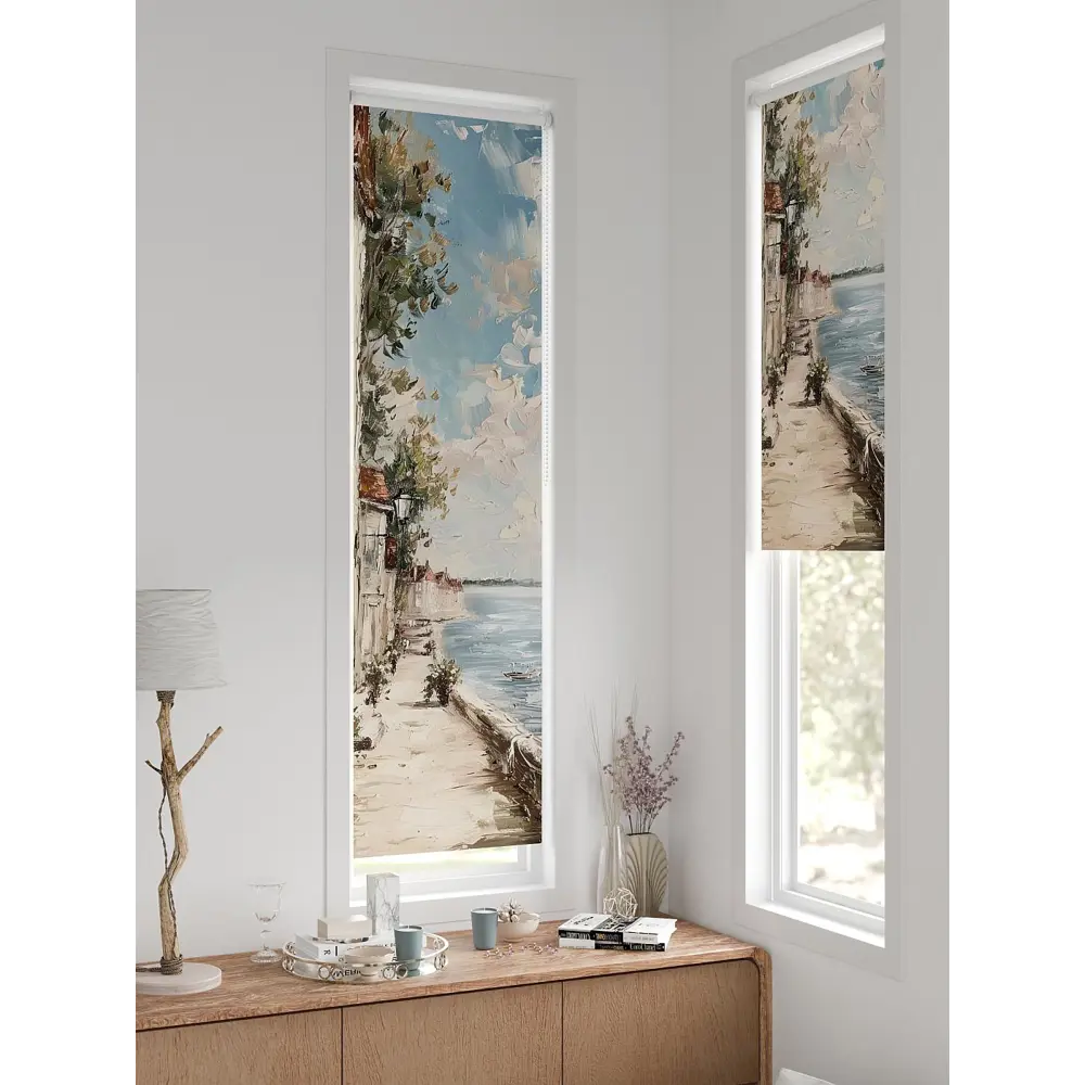 Фото 4 Рулонная штора блэкаут At Home Нистан AT779618 47x170 см, цвет бежевый Фото 4 Рулонная штора блэкаут At Home Нистан AT779618 47x170 см, цвет бежевый
