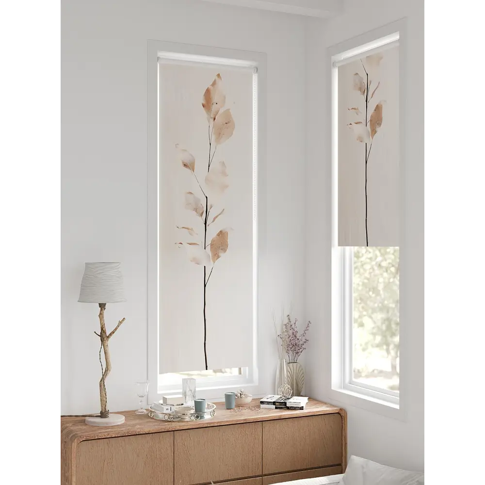 Фото 9 Рулонная штора блэкаут At Home Флорко AT780562 57x170 см, цвет бежевый Фото 9 Рулонная штора блэкаут At Home Флорко AT780562 57x170 см, цвет бежевый