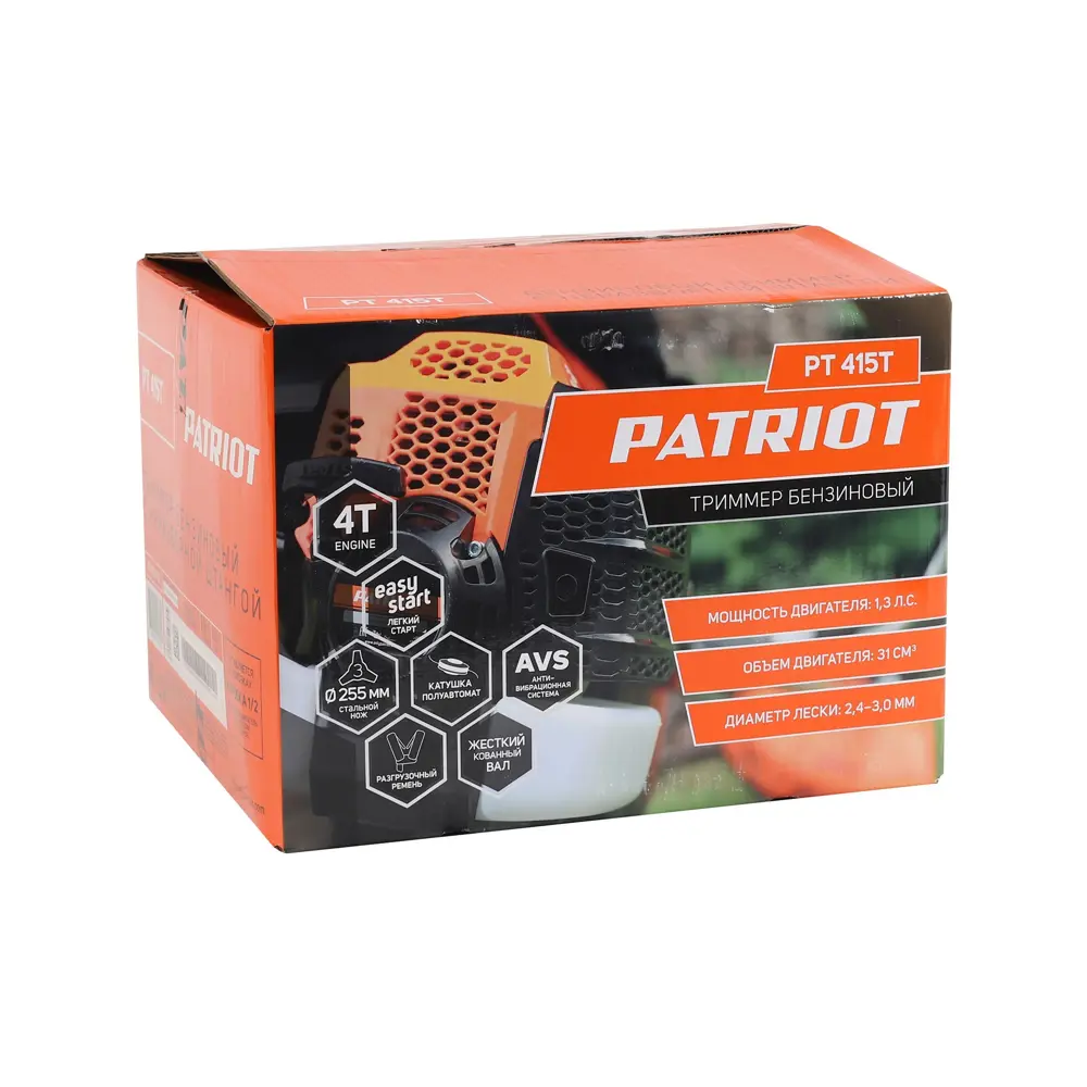 Фото 13 Триммер бензиновый Patriot PT 415T 1.3 л.с.