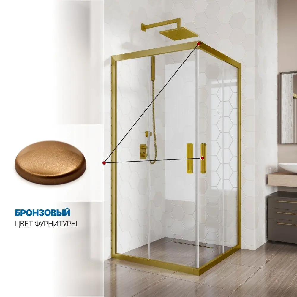 Фото 4 Душевой уголок GUTEWETTER GWMPKB019S 4698031176250, квадратный, 90x90x200 см, прозрачное стекло Фото 4 Душевой уголок GUTEWETTER GWMPKB019S 4698031176250, квадратный, 90x90x200 см, прозрачное стекло