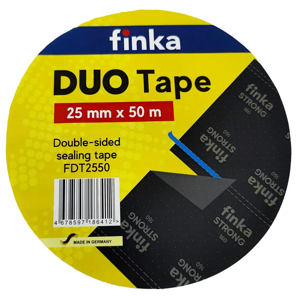 Фото 4 Двусторонняя клейкая лента Finka Duo Tape 25мм 50м Фото 4 Двусторонняя клейкая лента Finka Duo Tape 25мм 50м