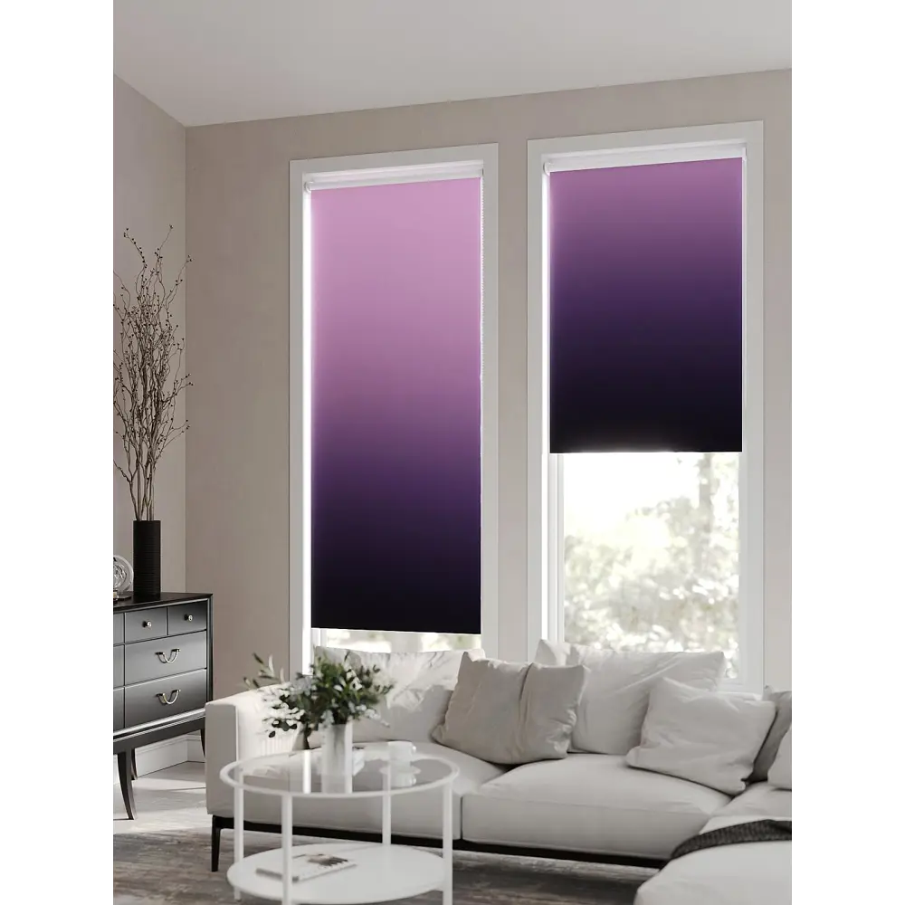 Фото Рулонная штора At Home Ронлирт AT782372057 57x170 см, цвет розовый