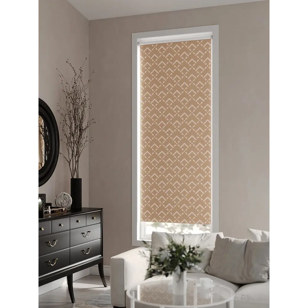 Фото 5 Рулонная штора At Home Ронлирт AT782398057 57x170 см, цвет бежевый Фото 5 Рулонная штора At Home Ронлирт AT782398057 57x170 см, цвет бежевый