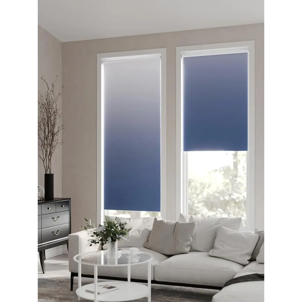 Фото 7 Рулонная штора At Home AT782343057, 57x170 см, цвет белый, синий Фото 7 Рулонная штора At Home AT782343057, 57x170 см, цвет белый, синий