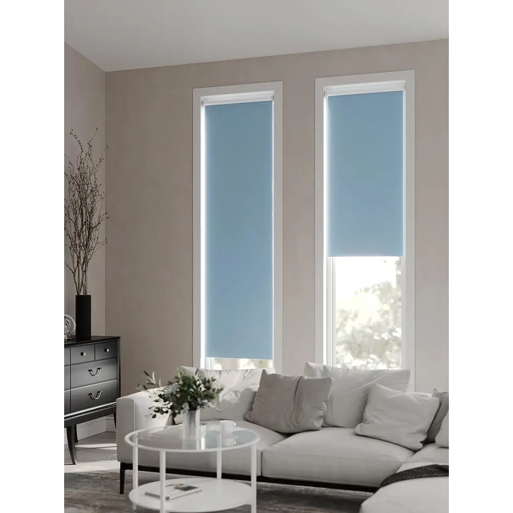 Фото 3 Рулонная штора At Home Ранфрик AT782318047 47x170 см, цвет синий