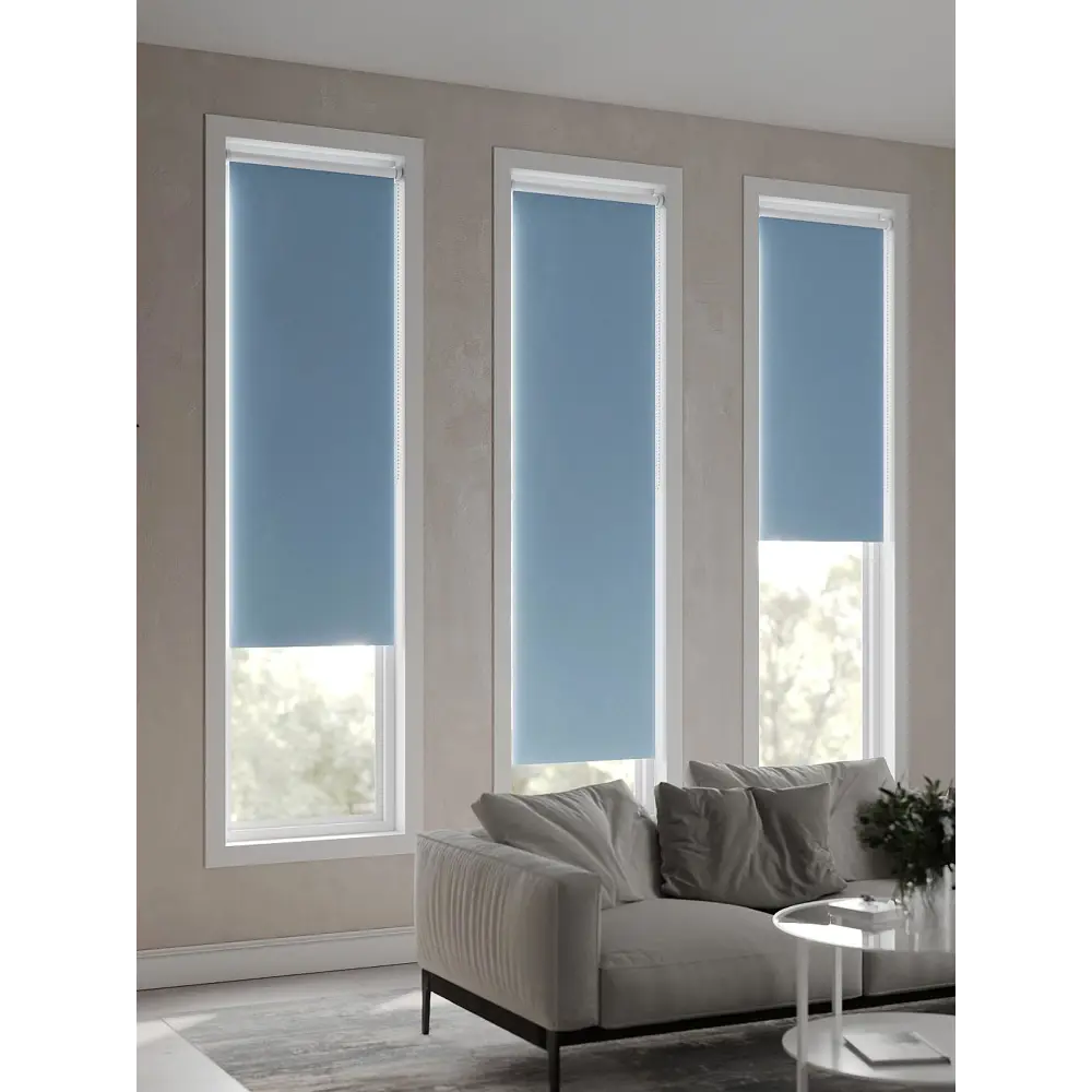 Фото 4 Рулонная штора At Home Ранфрик AT782318047 47x170 см, цвет синий