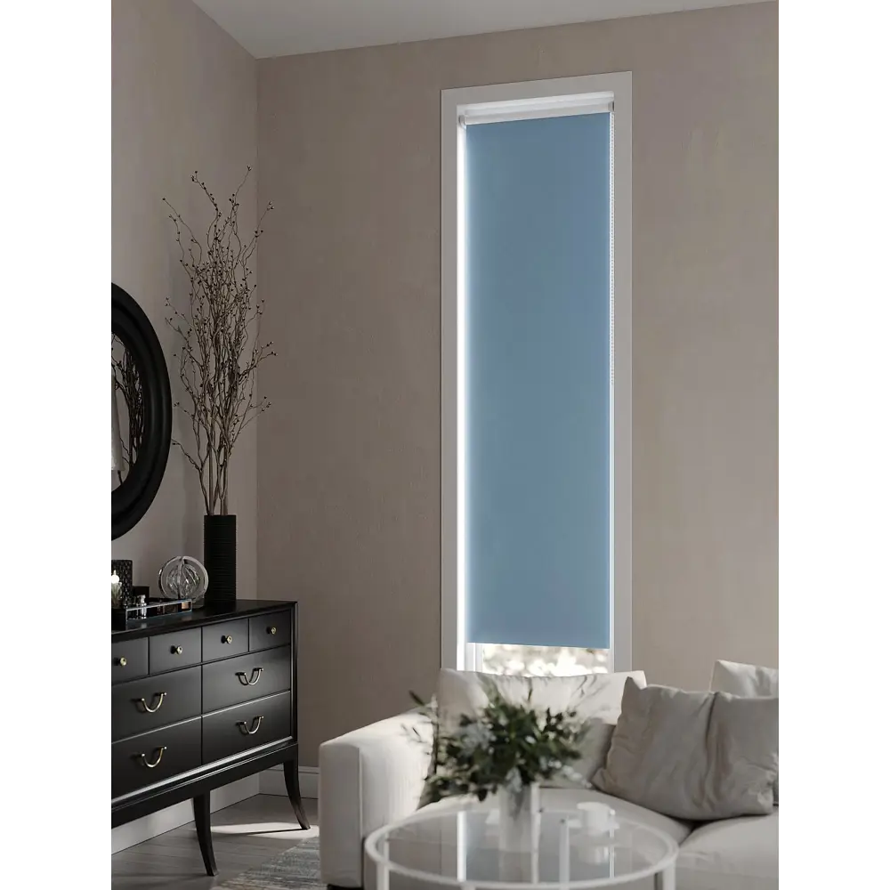 Фото 10 Рулонная штора At Home Ранфрик AT782318047 47x170 см, цвет синий