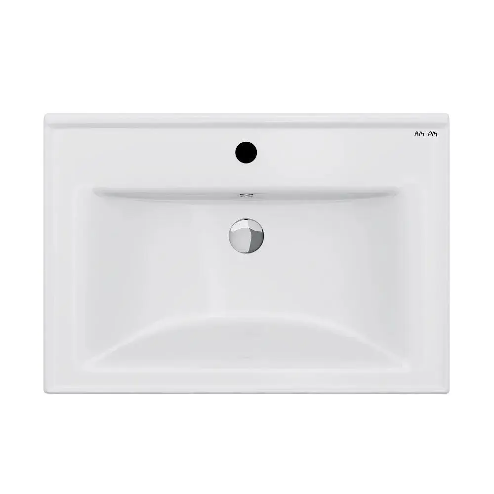 Фото 7 Тумба с раковиной Am.pm M85FSX0652WC065WG-164 X-Joy 65 см напольная с донным клапаном цвет белый Фото 7 Тумба с раковиной Am.pm M85FSX0652WC065WG-164 X-Joy 65 см напольная с донным клапаном цвет белый