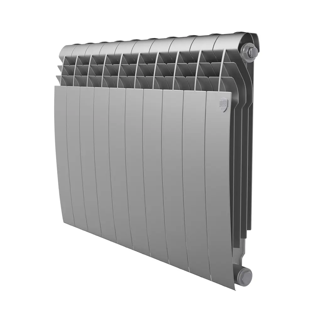 Фото Радиатор секционный Royal Thermo BiLiner B 500/87 8 секций боковое подключение биметалл серый Фото Радиатор секционный Royal Thermo BiLiner B 500/87 8 секций боковое подключение биметалл серый
