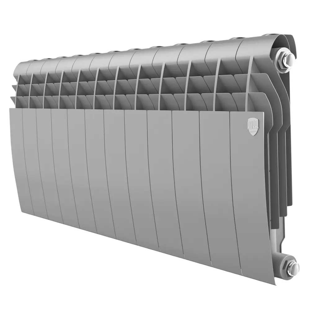 Фото Радиатор секционный Royal Thermo BiLiner B 350/87 12 секций боковое подключение биметалл серый Фото Радиатор секционный Royal Thermo BiLiner B 350/87 12 секций боковое подключение биметалл серый