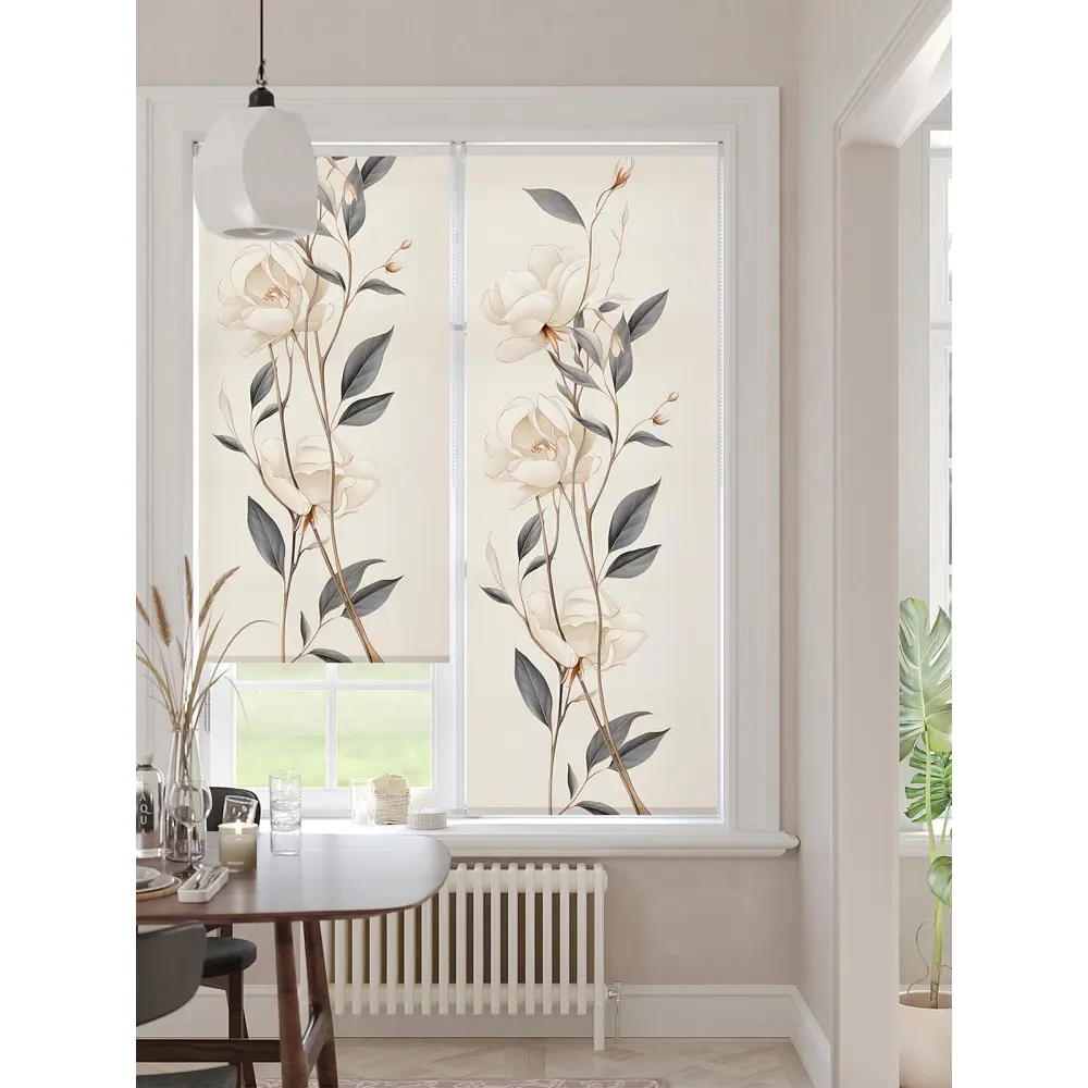 Фото 6 Рулонная штора At Home Лирикас AT782549068 68x170 см, цвет бежевый