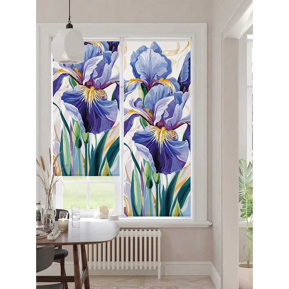 Фото Рулонная штора At Home Клартис AT782542062 62x170 см, цвет разноцветный Фото Рулонная штора At Home Клартис AT782542062 62x170 см, цвет разноцветный