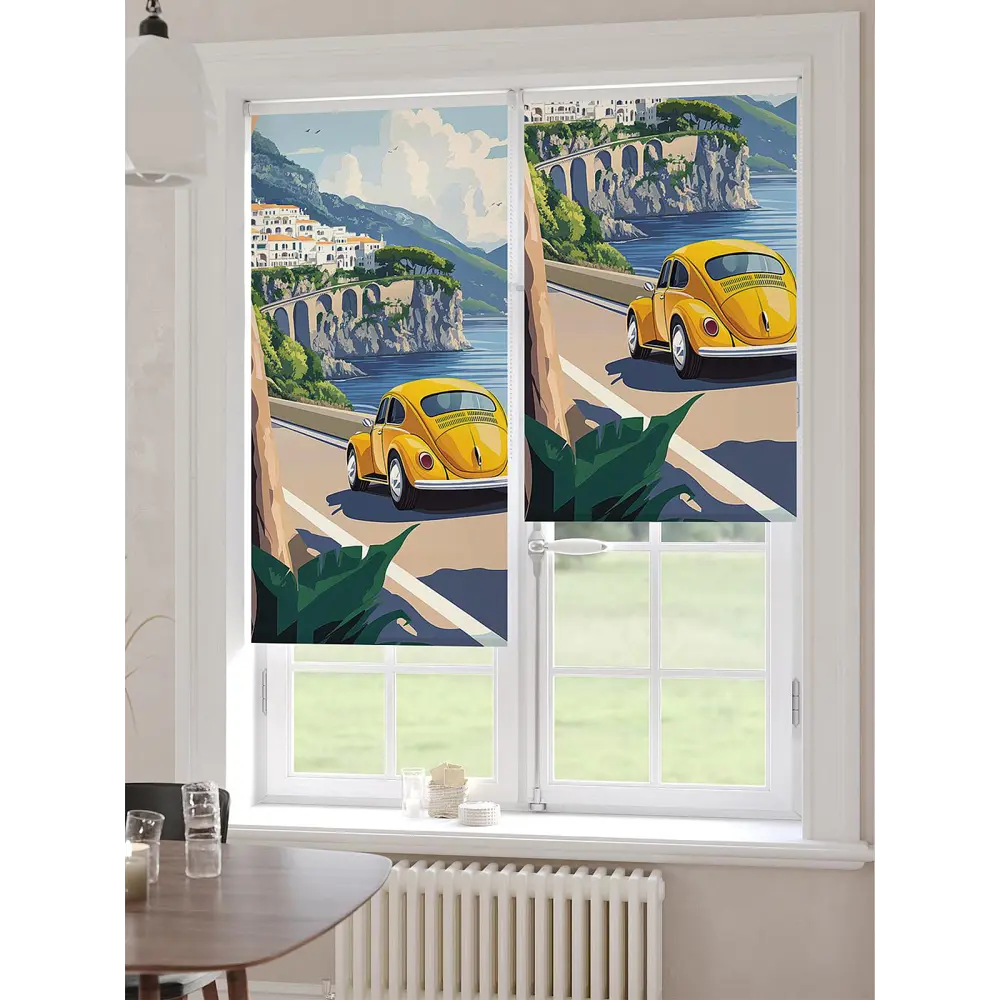 Фото 3 Рулонная штора At Home Ронлирт AT782521057 57x170 см, цвет бежевый