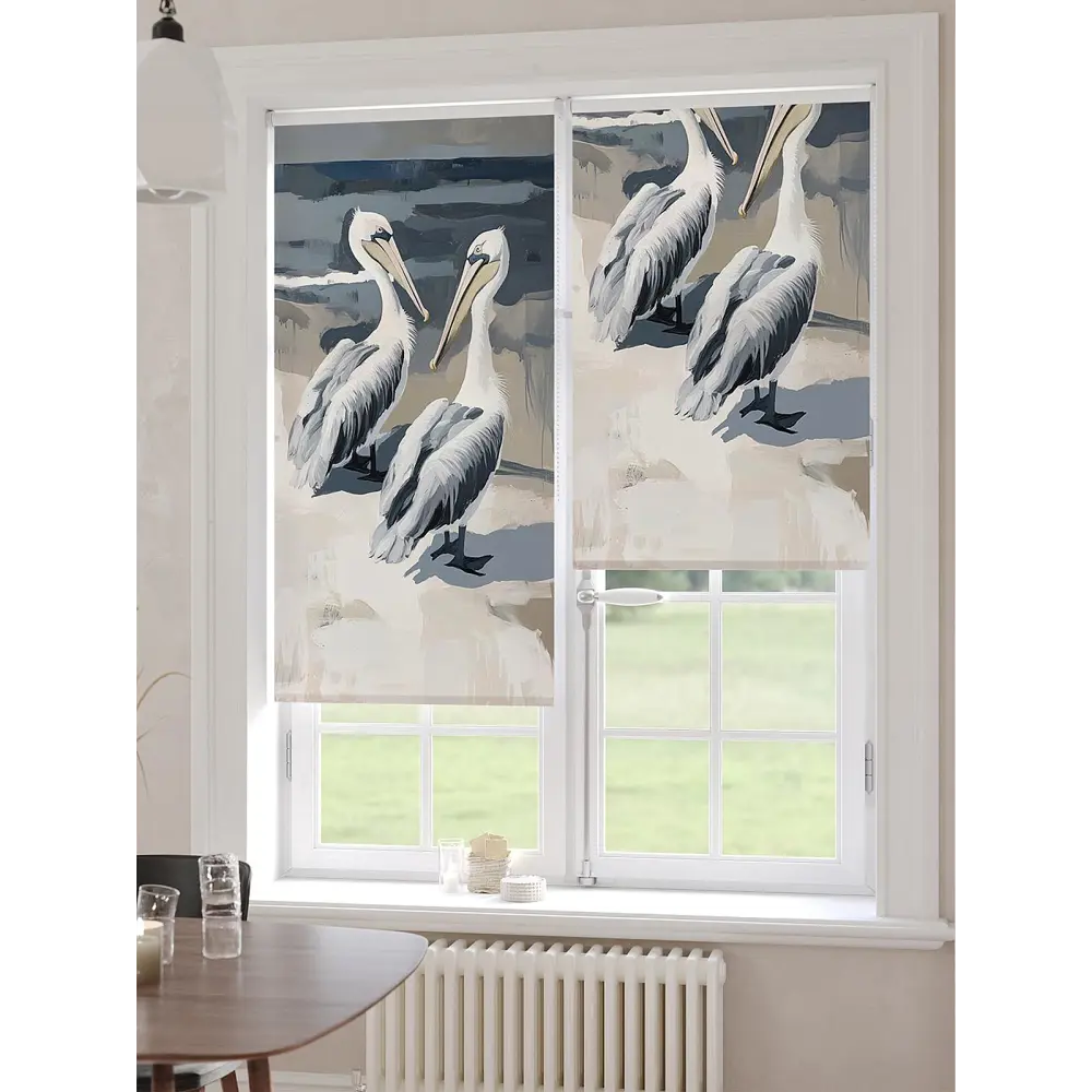 Фото 10 Рулонная штора At Home Ронлирт AT782523057 57x170 см, цвет бежевый