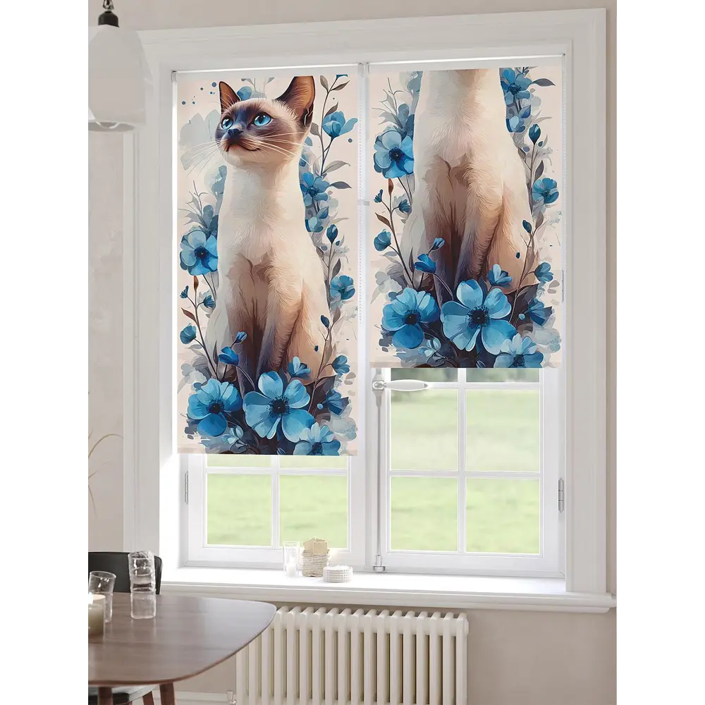 Фото 9 Рулонная штора At Home Ронлирт AT782530057 57x170 см, цвет бежевый