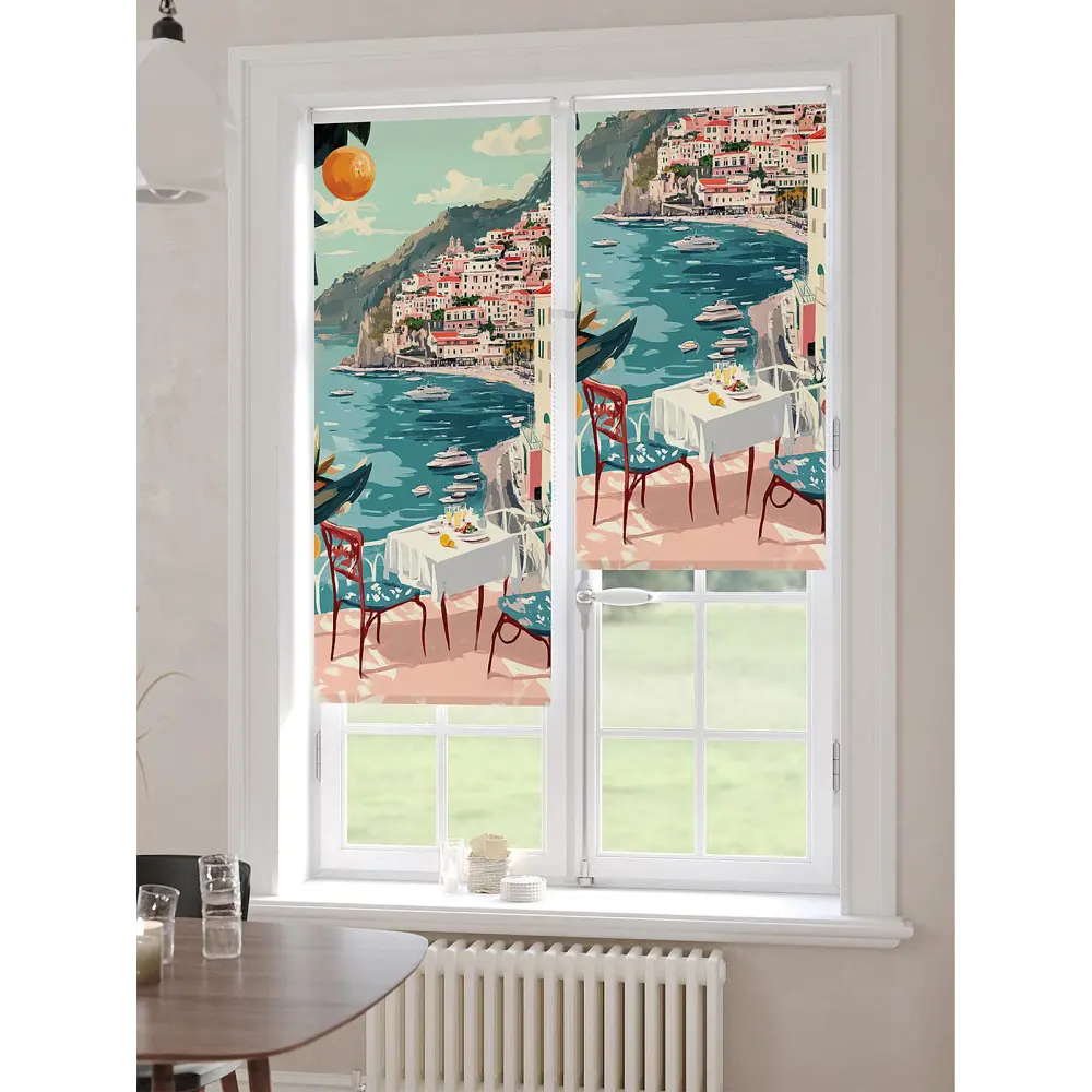 Фото Рулонная штора At Home Лимкис AT782514052 52x170 см, цвет розовый Фото Рулонная штора At Home Лимкис AT782514052 52x170 см, цвет розовый