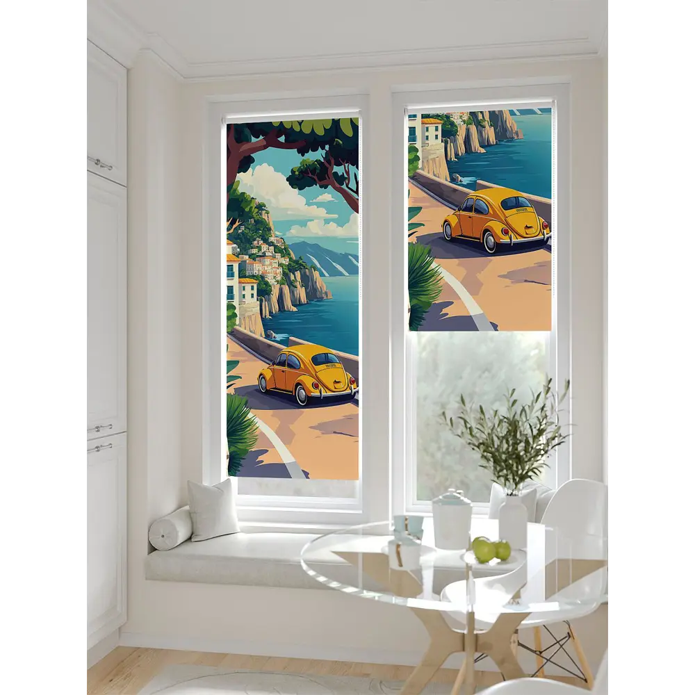 Фото 2 Рулонная штора блэкаут At Home Лертонт AT783492062 62x170 см, цвет зеленый Фото 2 Рулонная штора блэкаут At Home Лертонт AT783492062 62x170 см, цвет зеленый