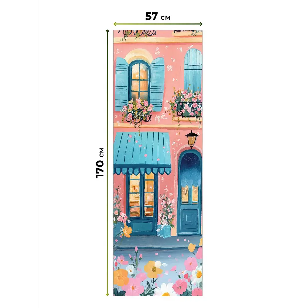 Фото 7 Рулонная штора At home Лирстик 57x170 см цвет розовый, бирюзовый Фото 7 Рулонная штора At home Лирстик 57x170 см цвет розовый, бирюзовый