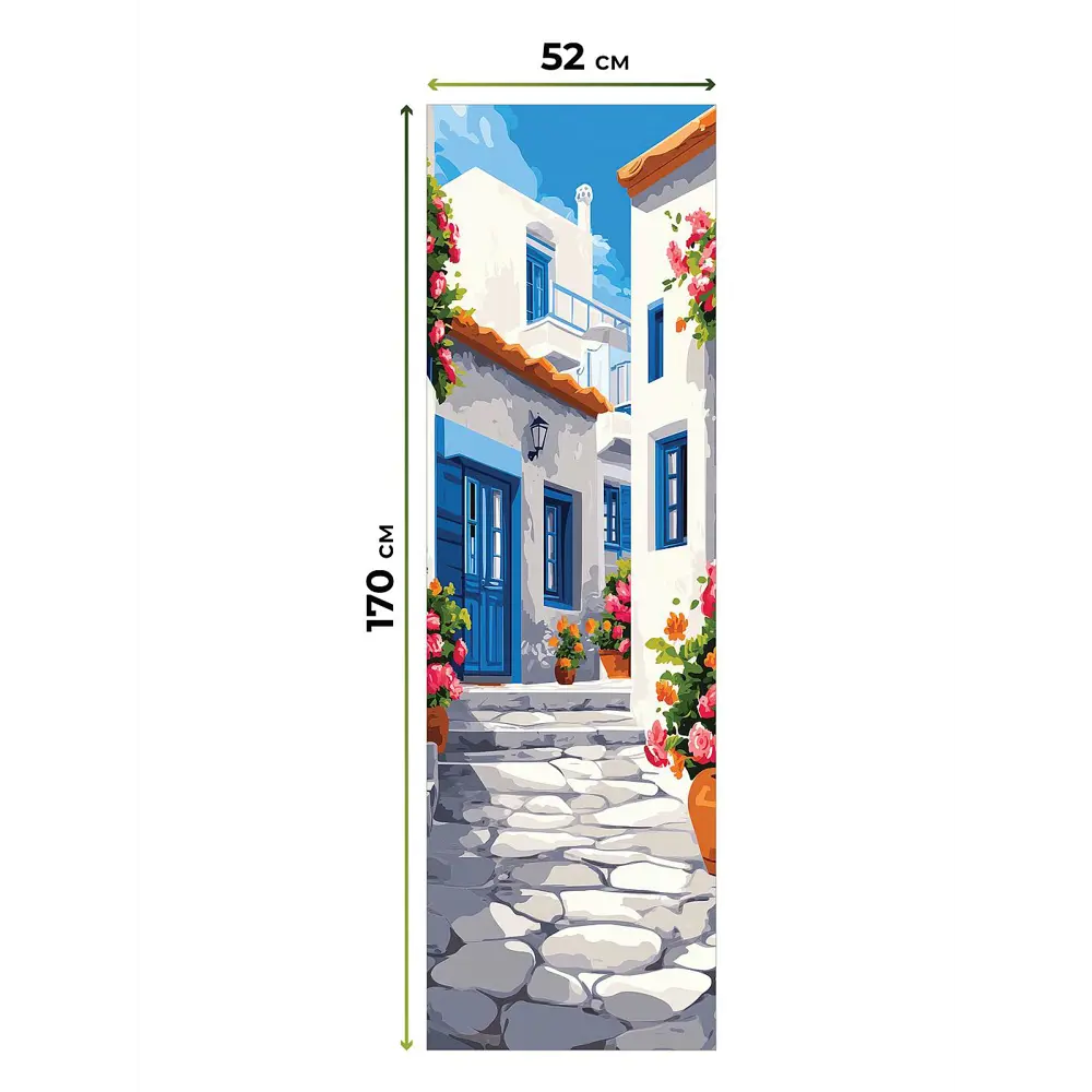 Фото 9 Рулонная штора блэкаут At Home Ланетрикс AT783497052 52x170 см, цвет белый