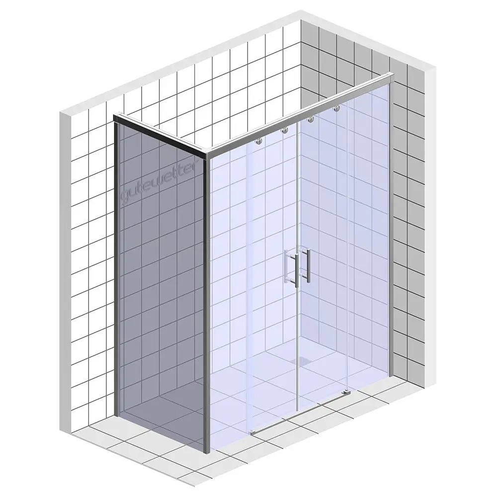 Фото 8 Душевой уголок Gutewetter GWMPSLRC865 90x125x200 см цвет фурнитуры хром блестящий, стекло безцветное закаленное 8/6 мм Фото 8 Душевой уголок Gutewetter GWMPSLRC865 90x125x200 см цвет фурнитуры хром блестящий, стекло безцветное закаленное 8/6 мм