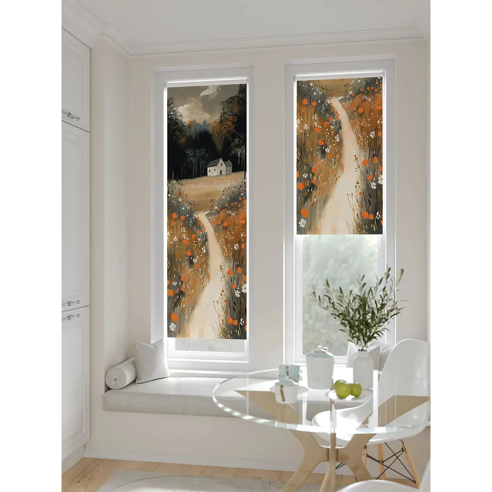 Фото 4 Рулонная штора блэкаут At Home Анзара AT783491047 47x170 см, цвет бежевый Фото 4 Рулонная штора блэкаут At Home Анзара AT783491047 47x170 см, цвет бежевый
