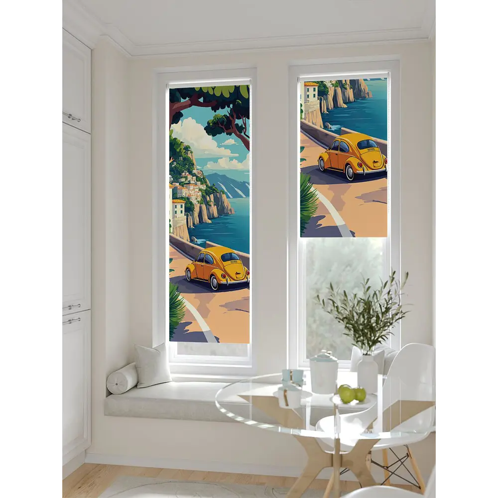 Фото 7 Рулонная штора блэкаут At Home Анзара AT783492047 47x170 см, цвет коричневый Фото 7 Рулонная штора блэкаут At Home Анзара AT783492047 47x170 см, цвет коричневый