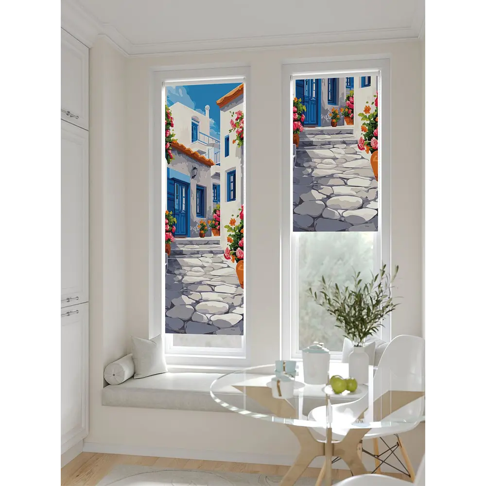 Фото 10 Рулонная штора блэкаут At Home Анзара AT783497047 47x170 см, цвет белый Фото 10 Рулонная штора блэкаут At Home Анзара AT783497047 47x170 см, цвет белый