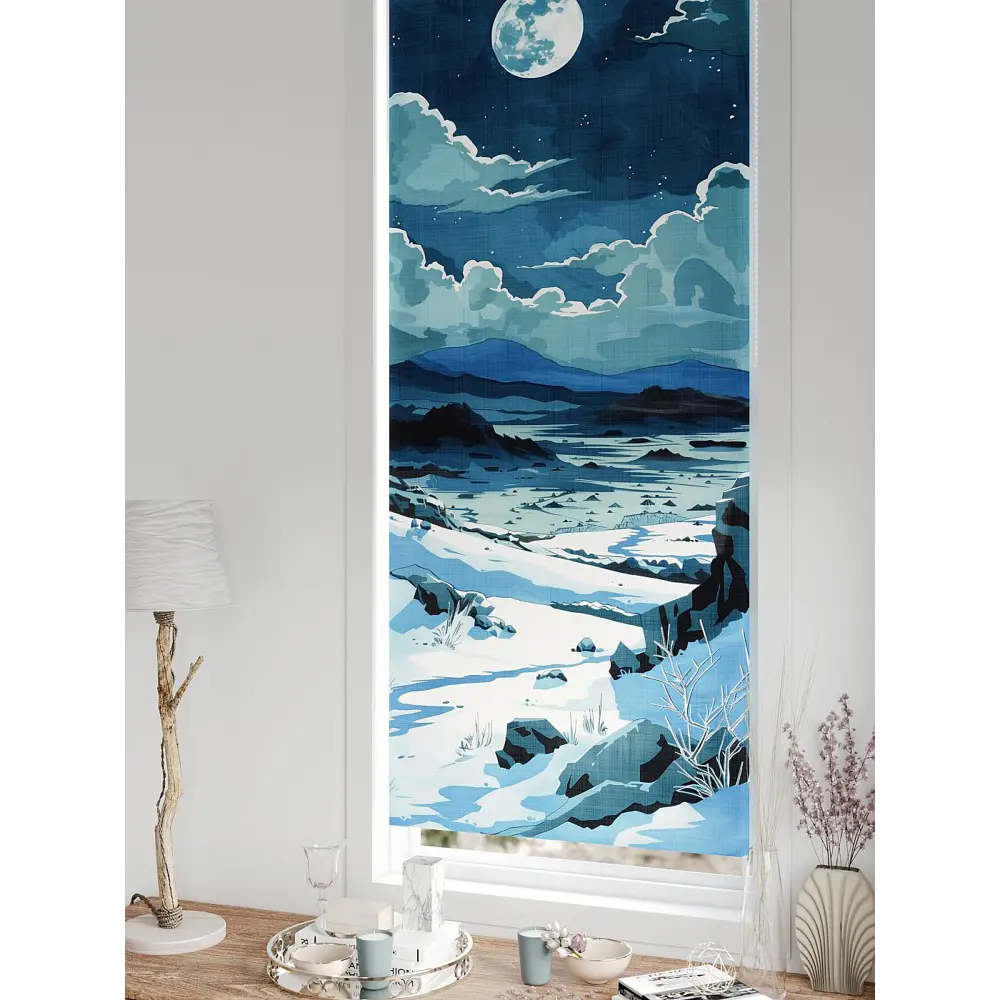 Фото 6 Рулонная штора блэкаут At Home Лертонт AT783436062 62x170 см, цвет белый Фото 6 Рулонная штора блэкаут At Home Лертонт AT783436062 62x170 см, цвет белый