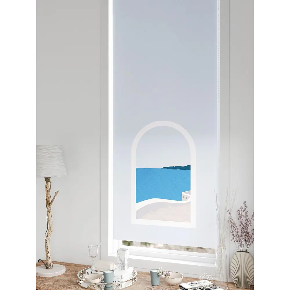 Фото 6 Рулонная штора блэкаут At Home Лертонт AT783426062 62x170 см, цвет белый Фото 6 Рулонная штора блэкаут At Home Лертонт AT783426062 62x170 см, цвет белый