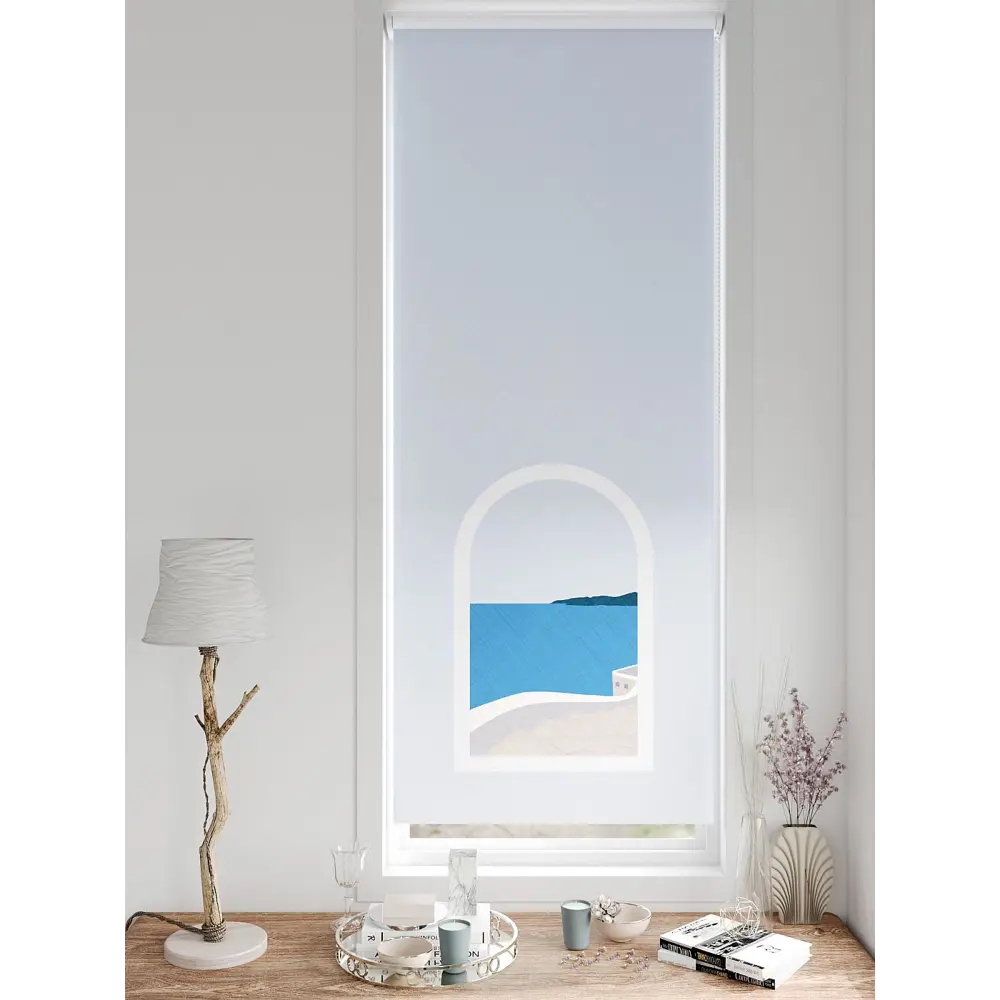 Фото 2 Рулонная штора блэкаут At Home Лертонт AT783426062 62x170 см, цвет белый Фото 2 Рулонная штора блэкаут At Home Лертонт AT783426062 62x170 см, цвет белый