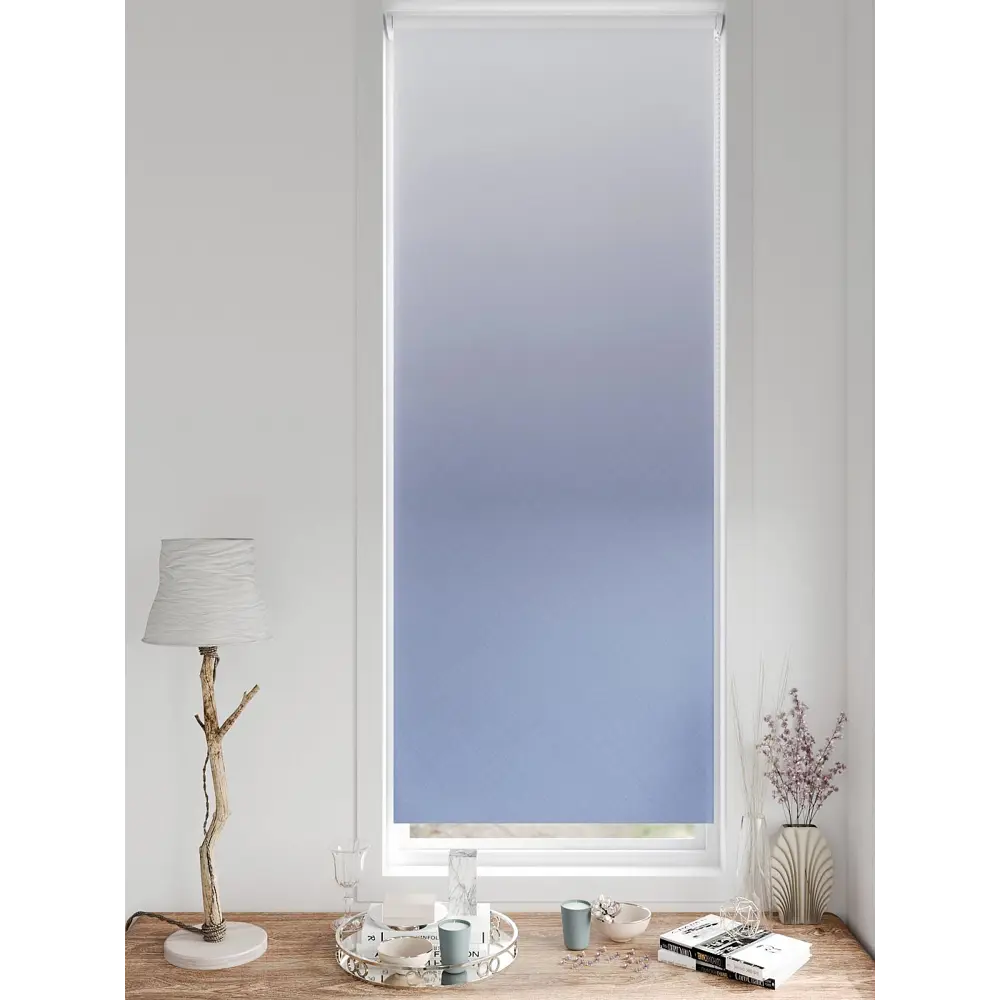 Фото 6 Рулонная штора блэкаут At Home Лертонт AT783343062 62x170 см, цвет белый