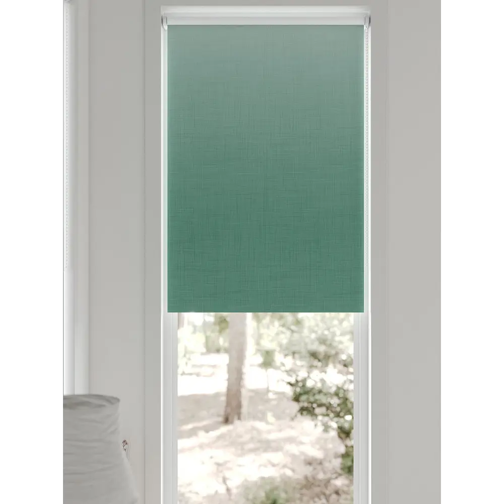 Фото Рулонная штора блэкаут At Home Лертонт AT783349062 62x170 см, цвет белый