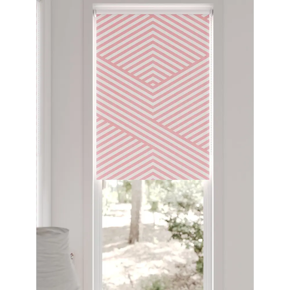 Фото 7 Рулонная штора блэкаут At Home Лертонт AT783397062 62x170 см, цвет белый