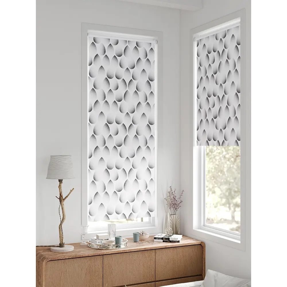 Фото 8 Рулонная штора блэкаут At Home Лертонт AT783401062 62x170 см, цвет белый Фото 8 Рулонная штора блэкаут At Home Лертонт AT783401062 62x170 см, цвет белый