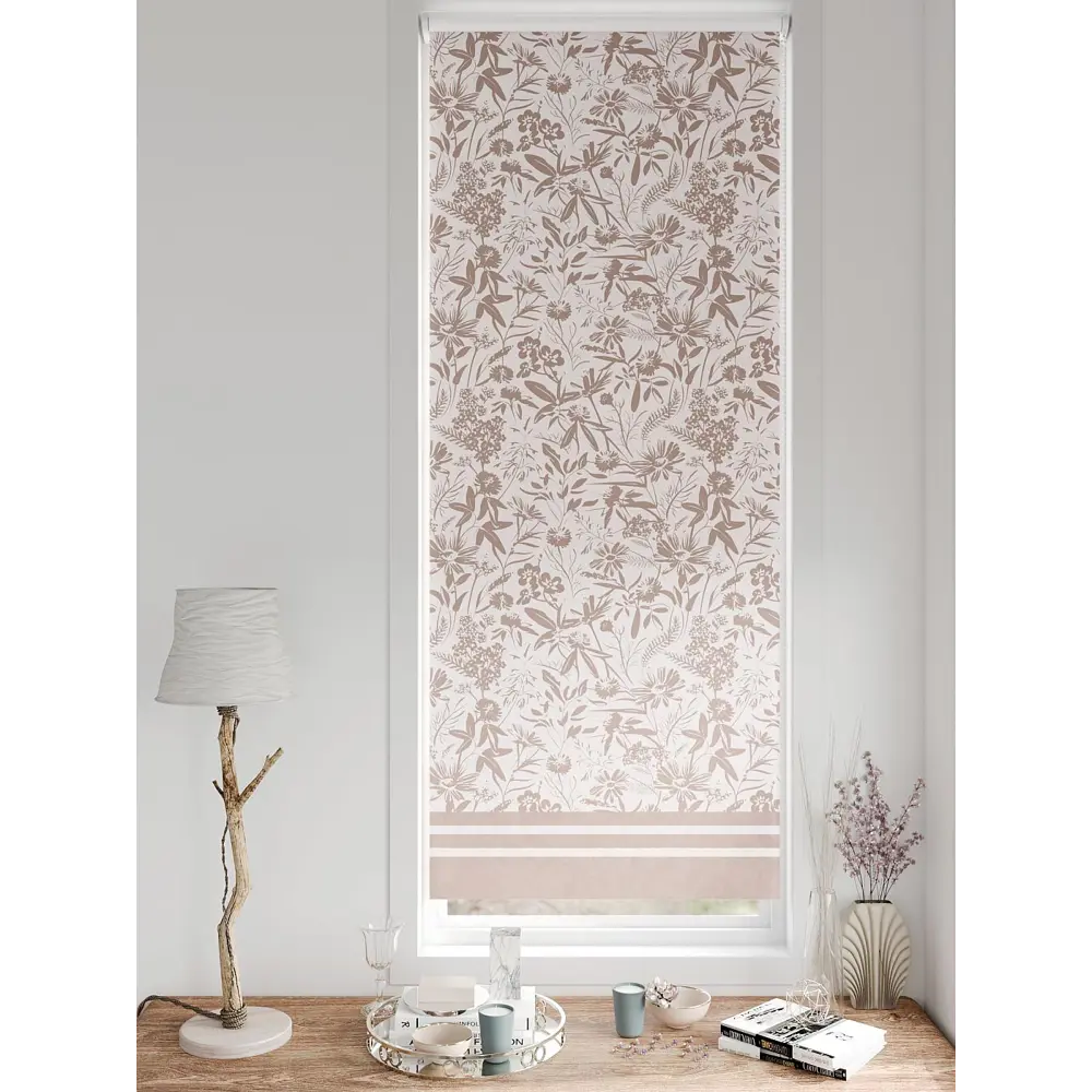 Фото 3 Рулонная штора блэкаут At Home Лирстик AT783392057 57x170 см, цвет бежевый Фото 3 Рулонная штора блэкаут At Home Лирстик AT783392057 57x170 см, цвет бежевый